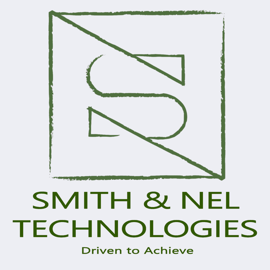 SNTEC Logo – Smith & Nel Technologies Branding SNTEC logo featuring Smith & Nel Technologies branding with a futuristic green circuit background.